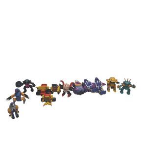 Z Bot Lot 12 Micro Machine Bots Vintage Micro Machines Galoob Figures Mini Robot
